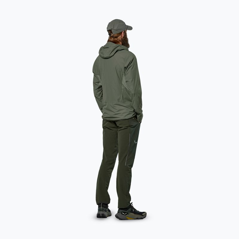 Pánska vetrovka Salewa Pedroc Wind Hood faded green 3