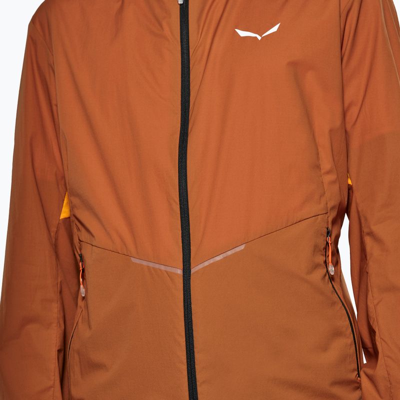 Pánska vetrovka Salewa Pedroc Wind Hood bombay brown 4