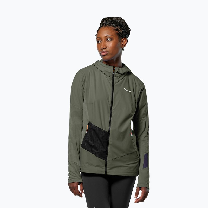 Dámska vetrovka Salewa Pedroc Polarlite Wind Hood faded green