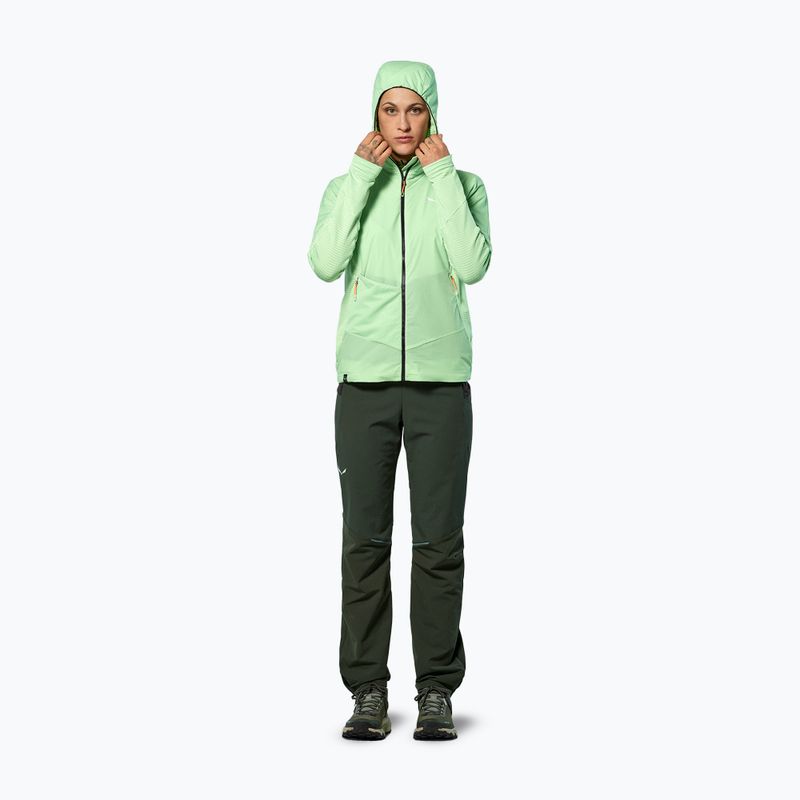 Dámska vetrovka Salewa Pedroc Polarlite Wind Hood pastel green 2