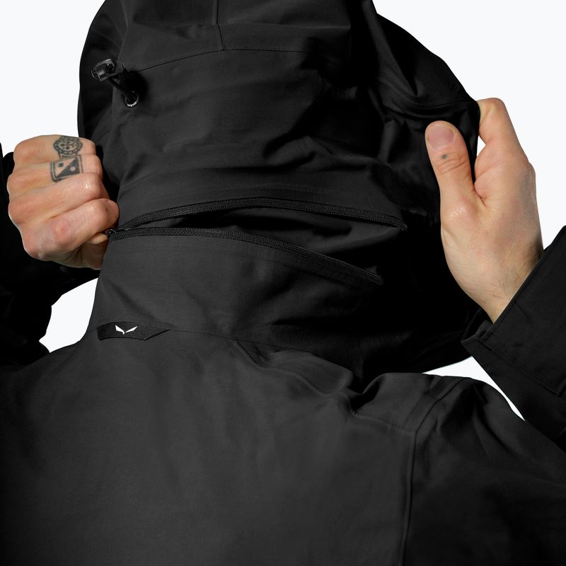 Pánska bunda do dažďa Salewa Ortles GTX 3L EPE black out 4