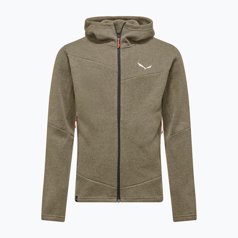 Pánska turistická mikina Salewa Puez Rocca Polarlite Hood quicksand 5