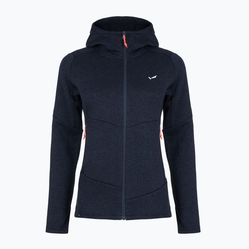 Pánska trekingová mikina Salewa Puez Rocca Polarlite Hood navy blazer