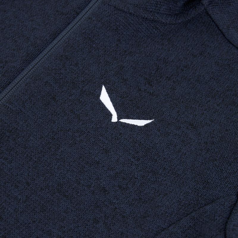 Pánska trekingová mikina Salewa Puez Rocca Polarlite Hood navy blazer 3
