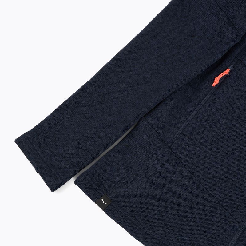 Pánska trekingová mikina Salewa Puez Rocca Polarlite Hood navy blazer 4