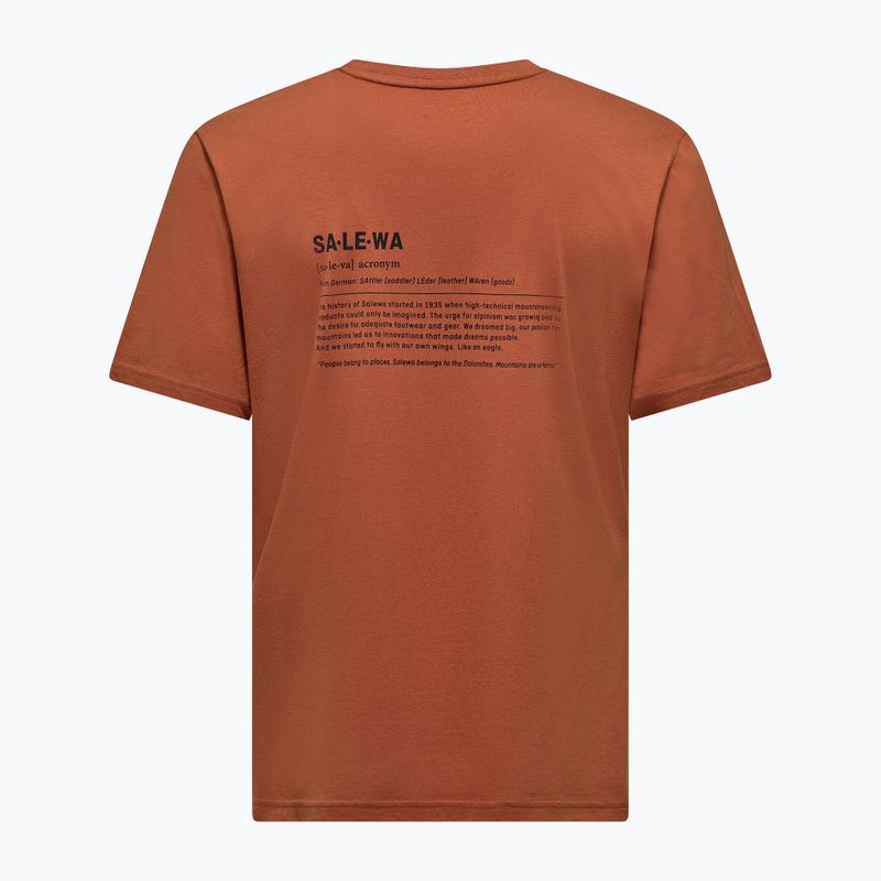 Pánske tričko Salewa Eagle Vocab bombay brown 6