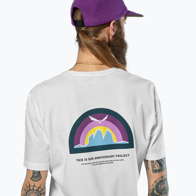 Pánske tričko Salewa Eagle Anniversary optical white 4