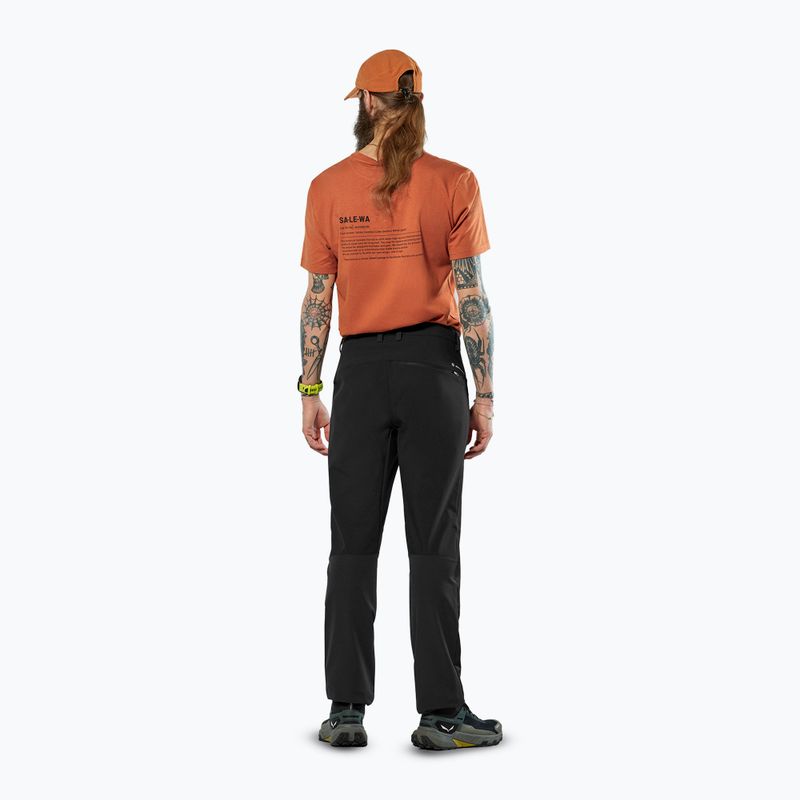 Pánske softshellové nohavice Salewa Puez Dolomia 2 black out 3