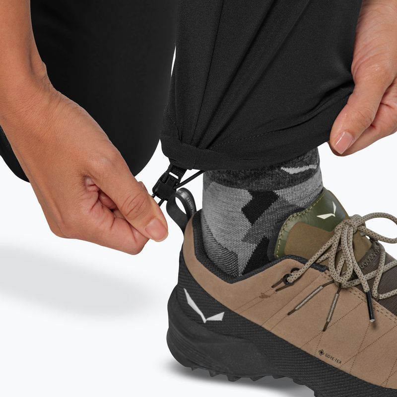 Dámske softshellové nohavice Salewa Puez Dolomia 2 black out 6
