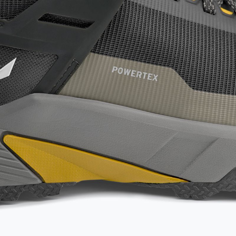 Pánske trekingové topánky Salewa Pedroc 2 Mid PTX black out/bungee cord 9