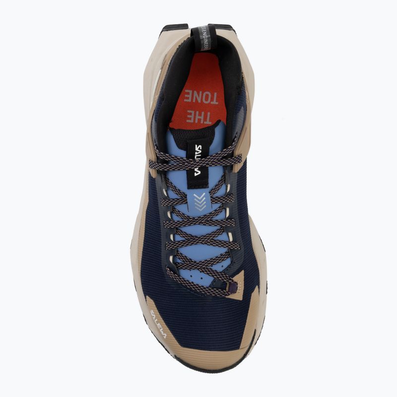 Dámske turistické topánky Salewa Pedroc 2 Mid PTX navy blazer/quicksand 5