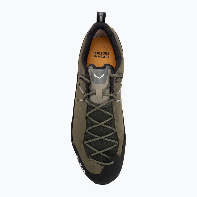 Pánske nástupové topánky Salewa Wildfire Leather 2 GTX faded green/black 5