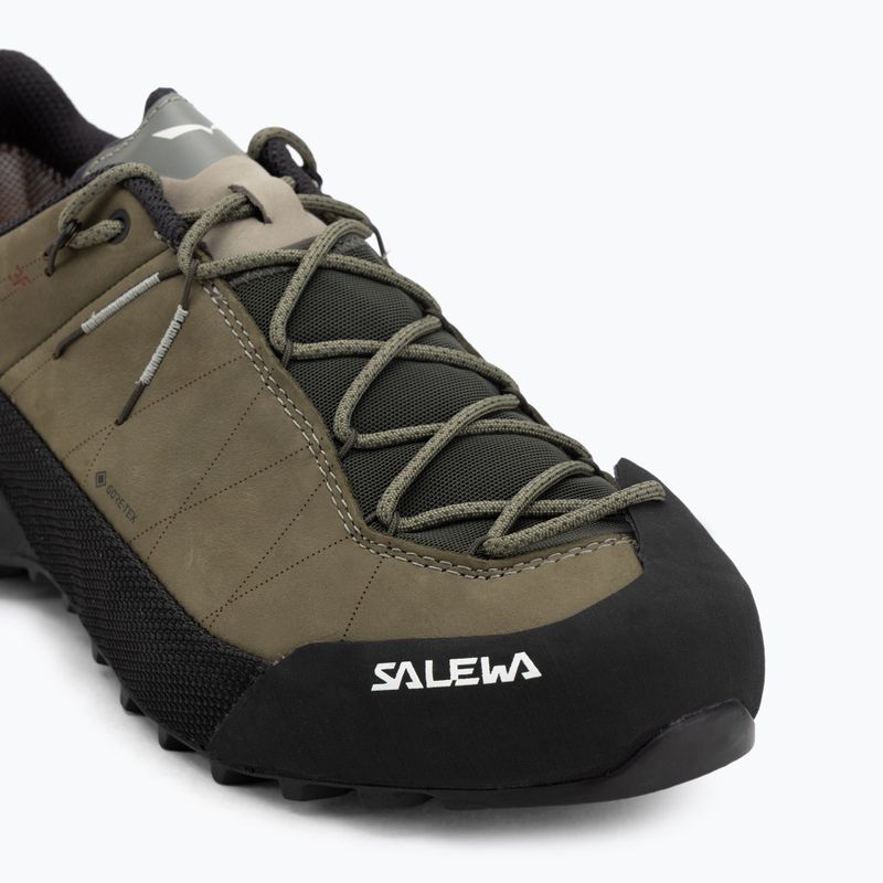 Pánske nástupové topánky Salewa Wildfire Leather 2 GTX faded green/black 7