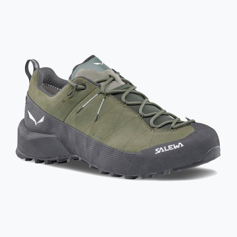 Pánske nástupové topánky Salewa Wildfire Leather 2 GTX faded green/black 8