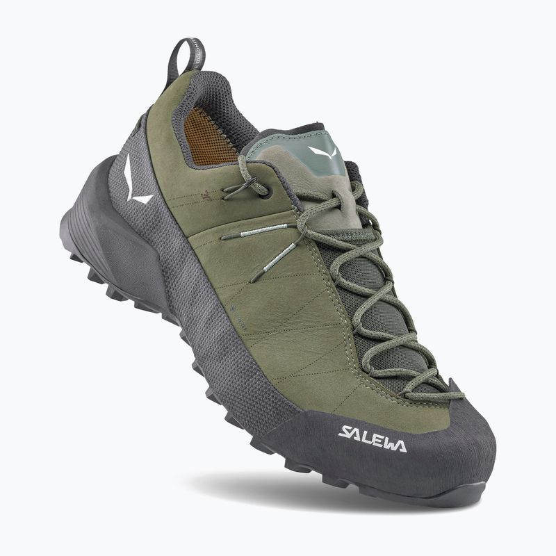 Pánske nástupové topánky Salewa Wildfire Leather 2 GTX faded green/black 13