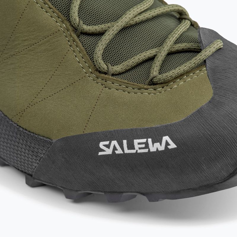 Pánske nástupové topánky Salewa Wildfire Leather 2 GTX faded green/black 15