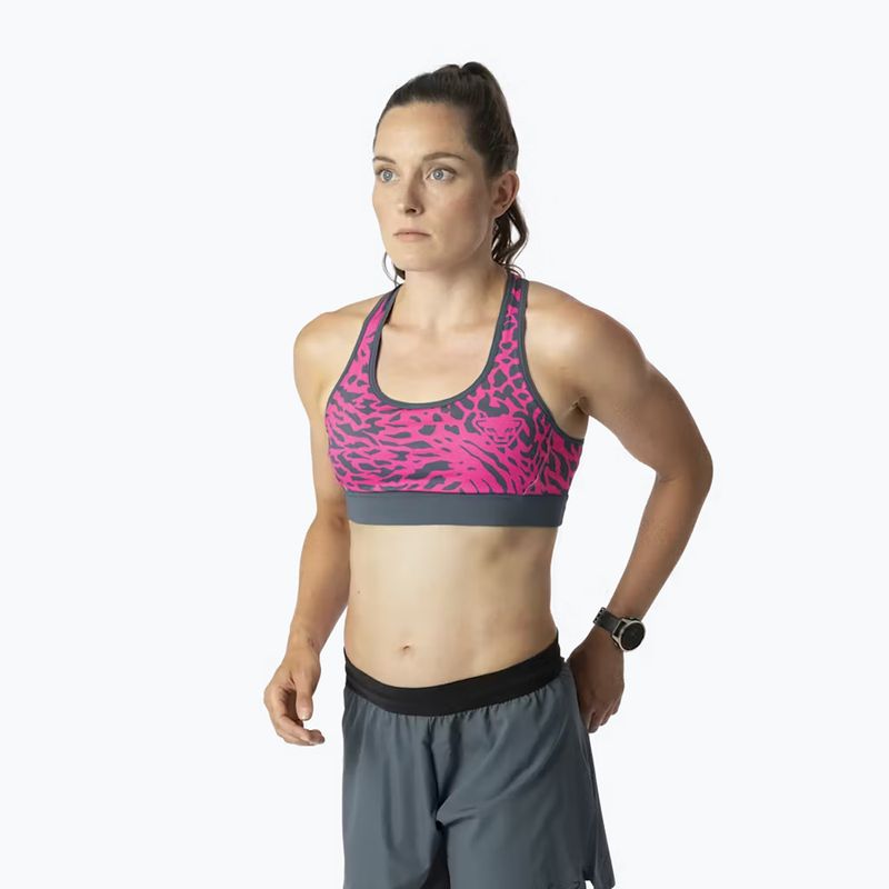 Fitness podprsenka DYNAFIT Alpine Graphic pink glo