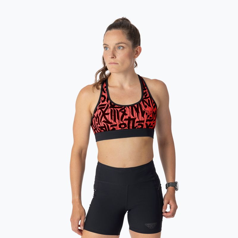 Fitness podprsenka DYNAFIT Alpine Graphic ultra coral 2