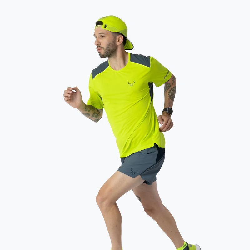 Pánske bežecké tričko DYNAFIT Sky ultra yellow 2