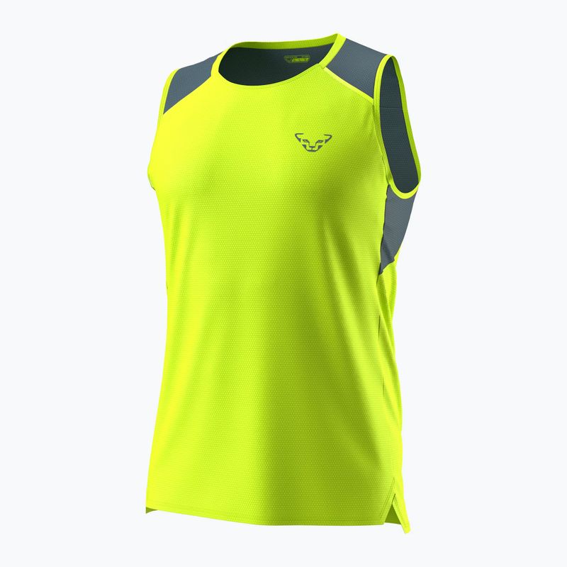 Pánske bežecké tričko DYNAFIT Sky Tank ultra yellow 4