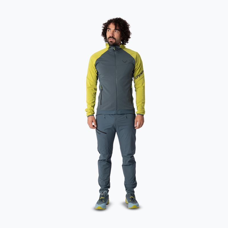 Pánska trekingová mikina DYNAFIT Transalper Thermal Hoody golden lime/0720 2