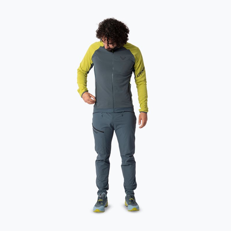 Pánska trekingová mikina DYNAFIT Transalper Thermal Hoody golden lime/0720 4