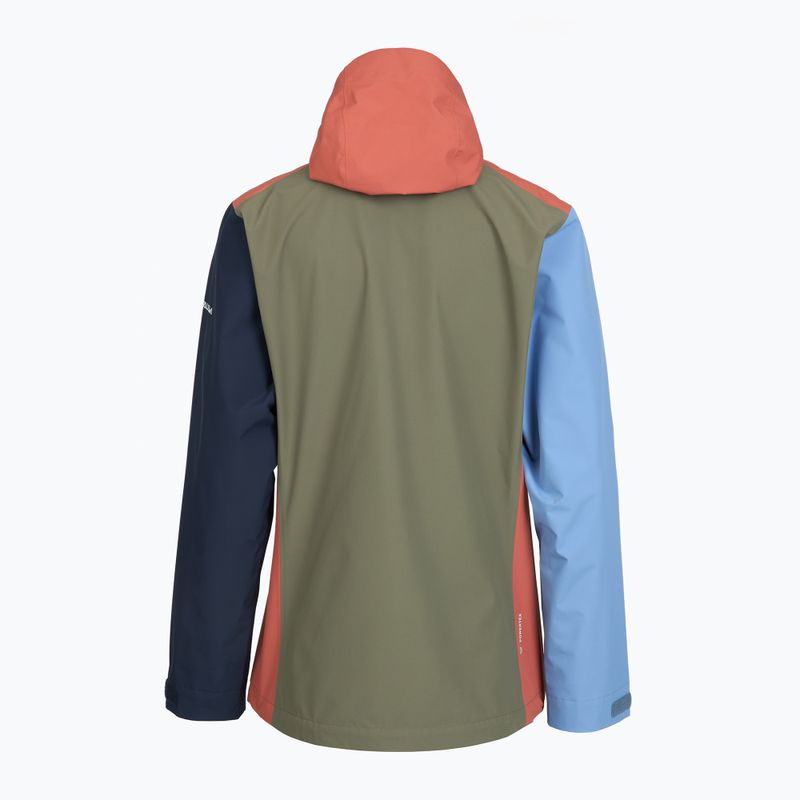 Dámska nepremokavá bunda Salewa Puez Aqua 4 PTX 2.5L etruscan red/muli 2