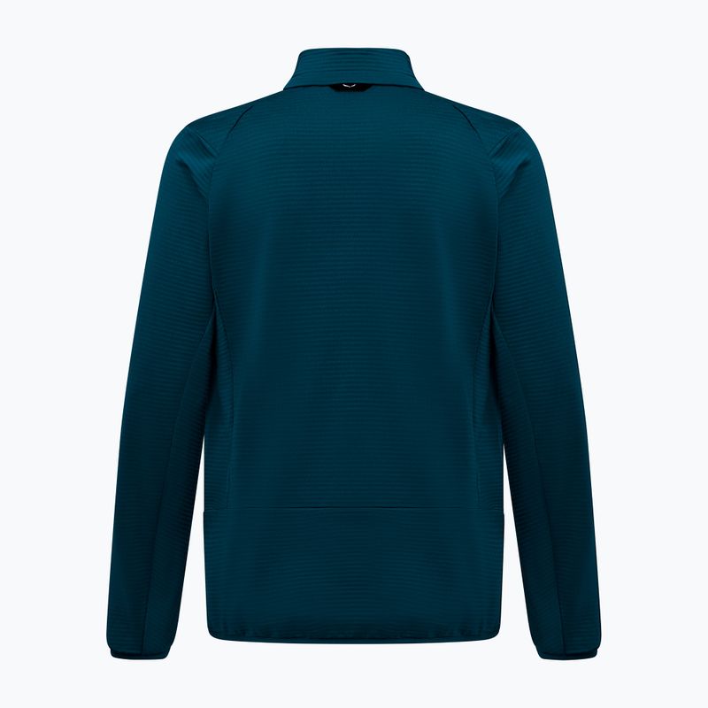 Pánska trekingová mikina Salewa Puez Altavia PL pond blue 2