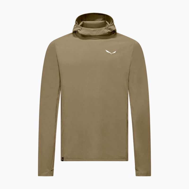 Pánska trekingová mikina Salewa Puez Sun Hoodie quicksand
