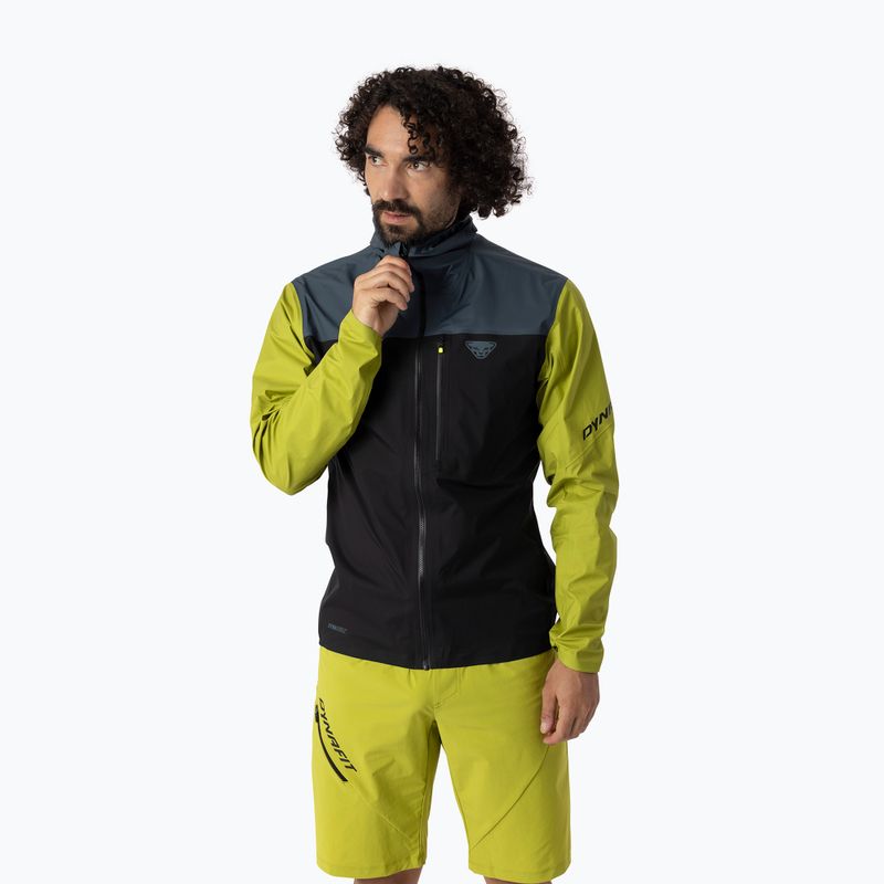 Pánska nepremokavá bunda DYNAFIT Traverse 3L black out cinder/0720