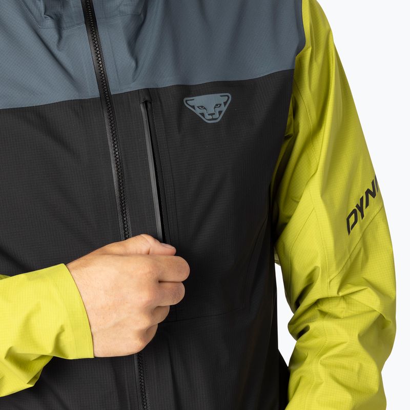 Pánska nepremokavá bunda DYNAFIT Traverse 3L black out cinder/0720 3