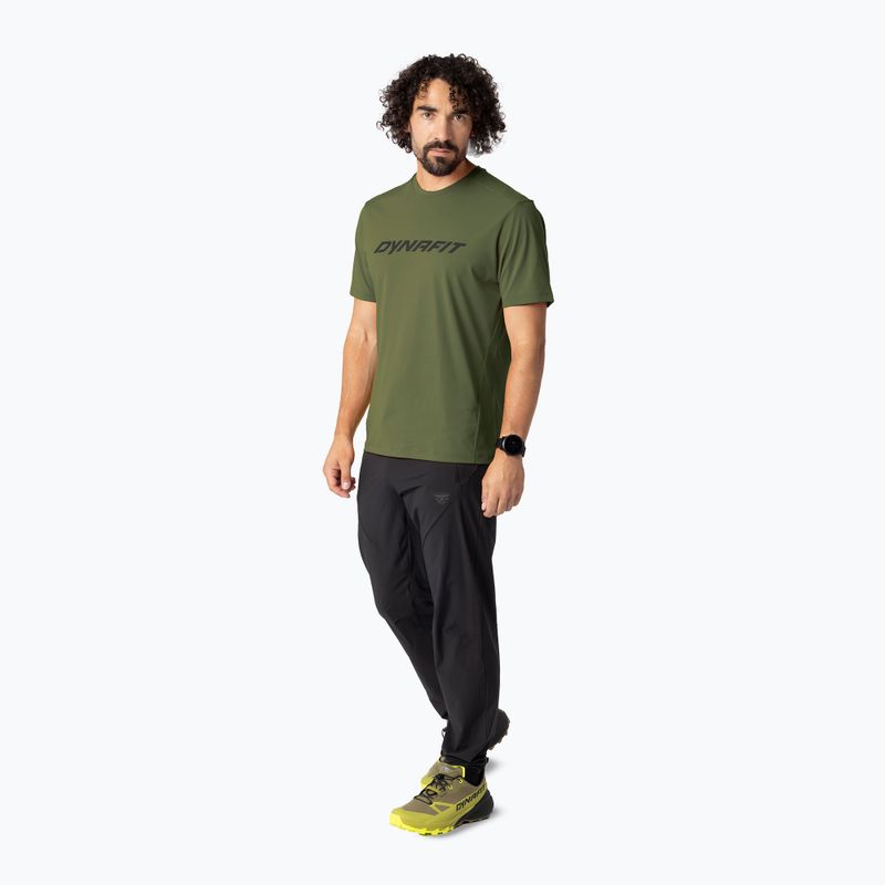 Pánske trekingové tričko Dynafit Traverse T-Shirt military green 2