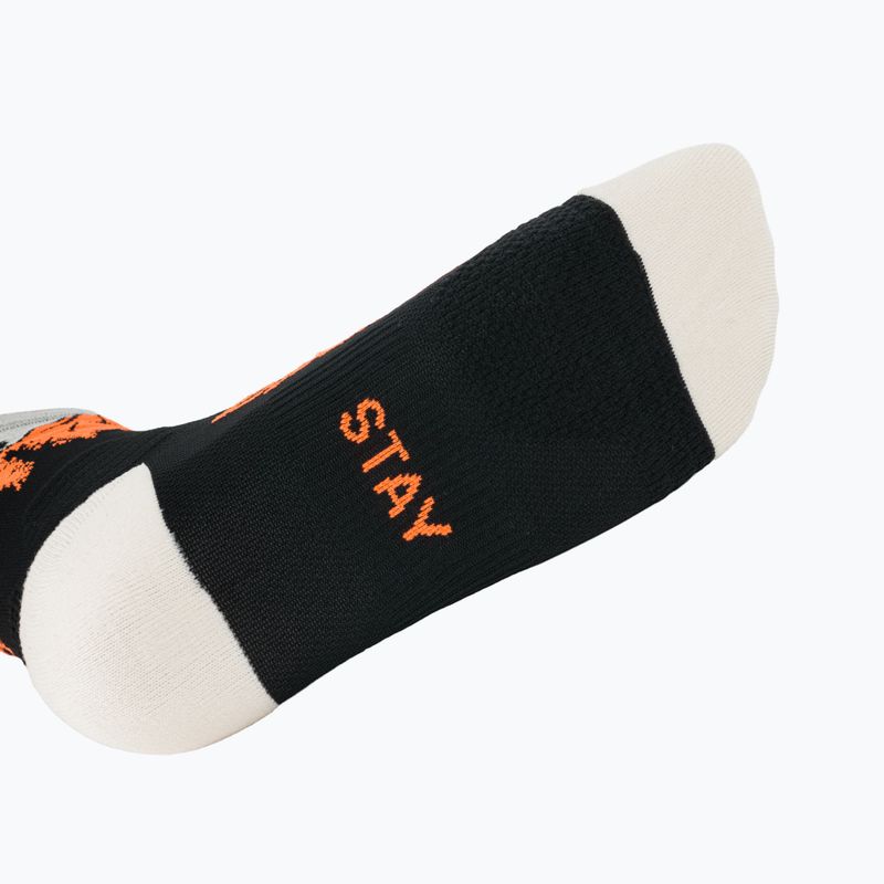 Ponožky DYNAFIT Traverse Crew black out ultra orange/4220 5