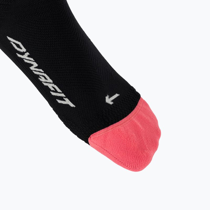Ponožky DYNAFIT Traverse Crew black out ultra coral/6a10 4
