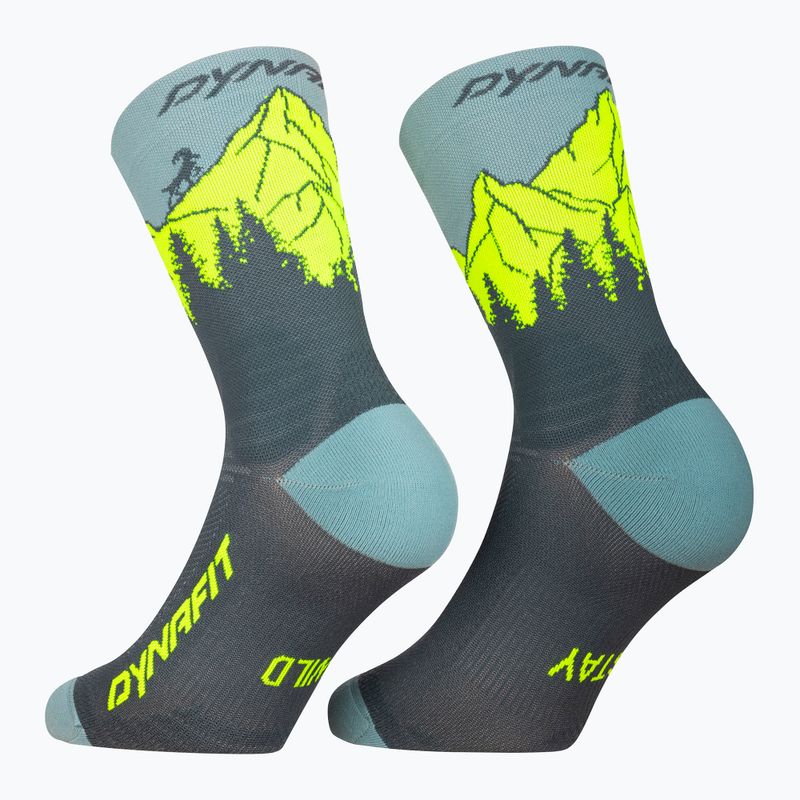 Ponožky DYNAFIT Traverse Crew cinder ultra yellow/5a30 6
