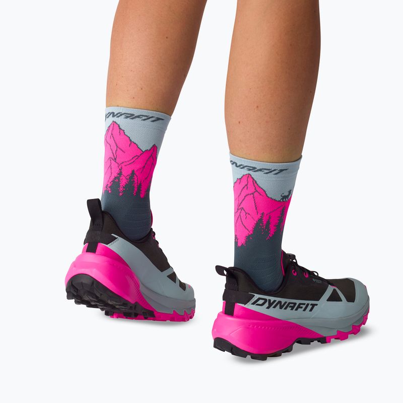 Lyžiarske ponožky DYNAFIT Traverse Crew cinder pink glo/6070 6