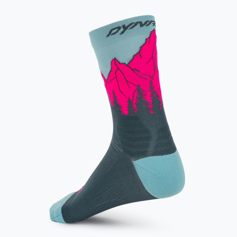 Ponožky DYNAFIT Traverse Crew cinder pink glo/6070 2