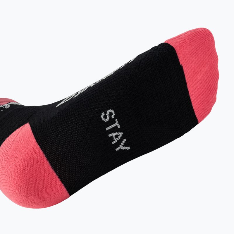 Lyžiarske ponožky DYNAFIT Traverse Mid black out ultra coral/6a10 5