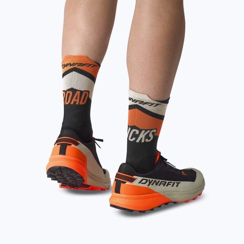 Ponožky DYNAFIT Ultra Crew black out ultra orange/4220 8