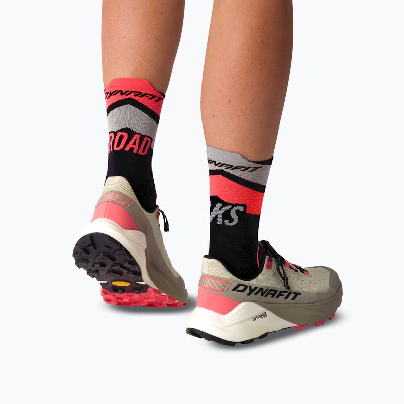 Ponožky DYNAFIT Ultra Crew black out ultra coral/6A10 8