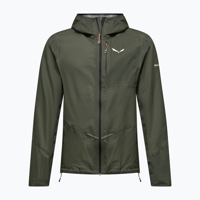 Pánska nepremokavá bunda Salewa Pedroc 2 PTX 2.5 Light faded green 8