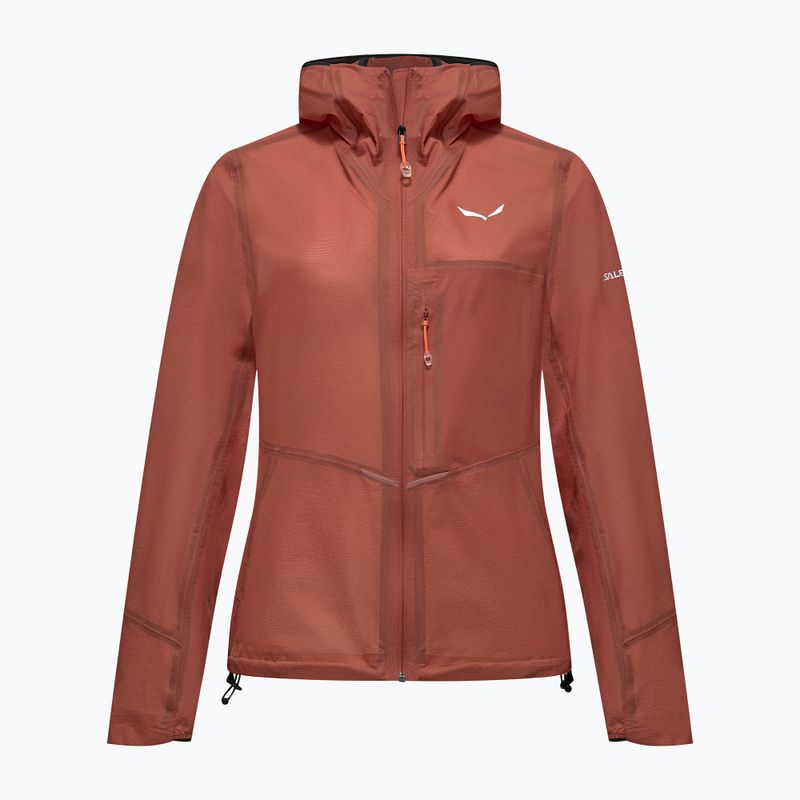 Dámska nepremokavá bunda Salewa Pedroc 2 PTX 2.5 Light etruscan red 9