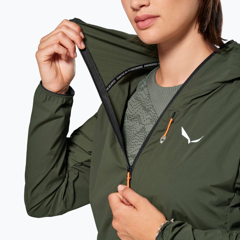 Dámska vetrovka Salewa Pedroc Wind HD Light dark olive 5