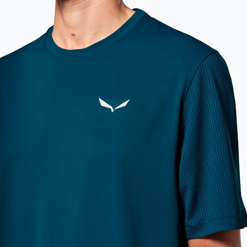 Pánske tričko Salewa Pedroc Dry Hyb pond blue 4