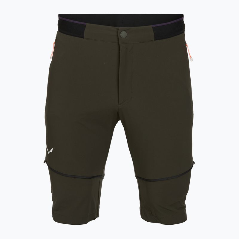 Pánske trekingové nohavice Salewa Pedroc 3 DST 2IN1 dark olive 5
