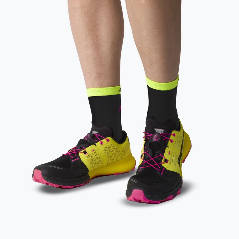 Ponožky DYNAFIT Trail Mid black out ultra yellow/5A30 6