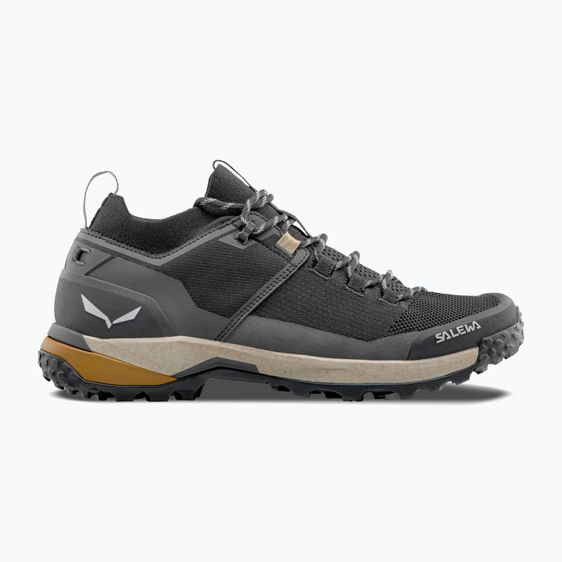 Pánske trekové topánky Salewa Puez 2 Knit Powertex black/black 2