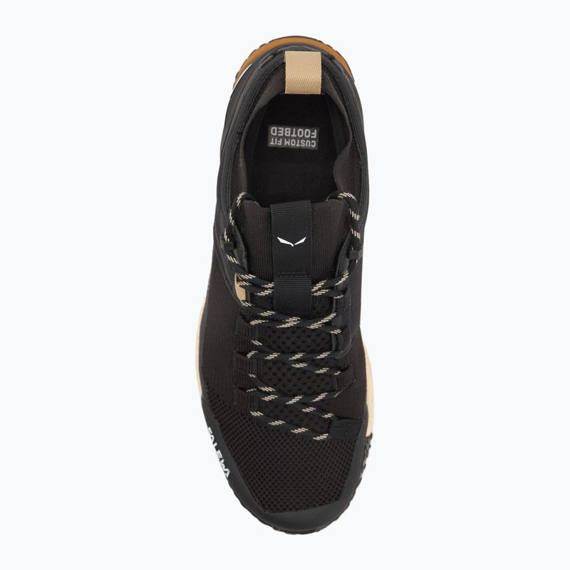 Pánske trekové topánky Salewa Puez 2 Knit Powertex black/black 5