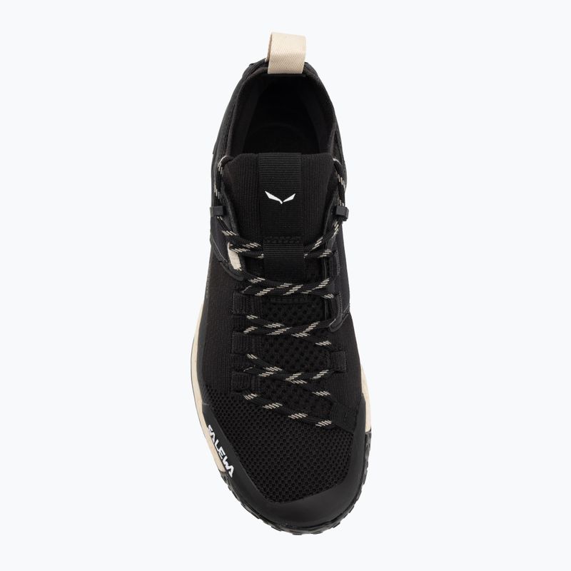 Dámske trekingové topánky Salewa Puez 2 Knit Powertex black/black 5