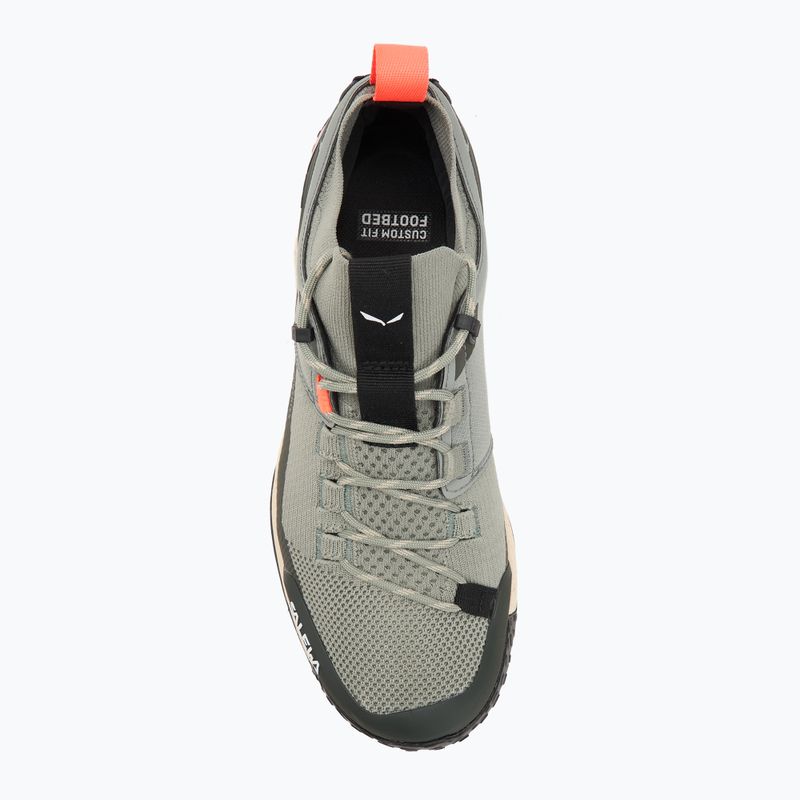 Dámske trekové topánky Salewa Puez 2 Knit Powertex shadow/dark olive 5